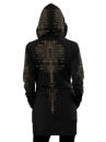 women witchy hoodie in black 
